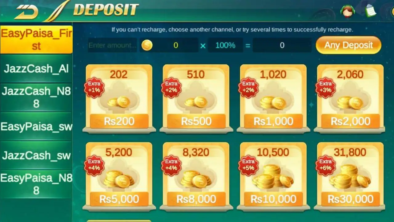 Deposit Secure your deposit easily and enjoy exclusive casino games.